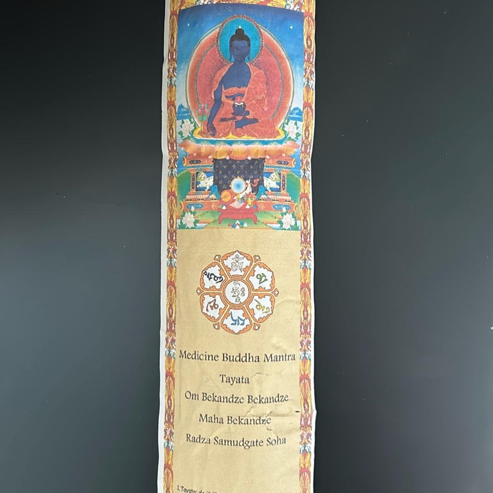 Medicine Buddha wall hanging- new